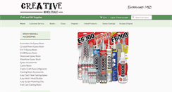 Desktop Screenshot of creativewholesale.com