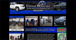 Desktop Screenshot of creativewholesale.net